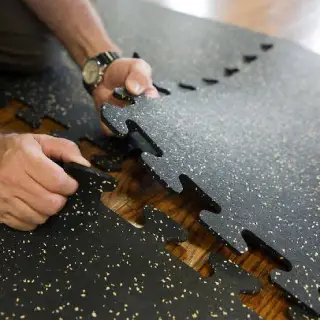 Interlocking Rubber Floor