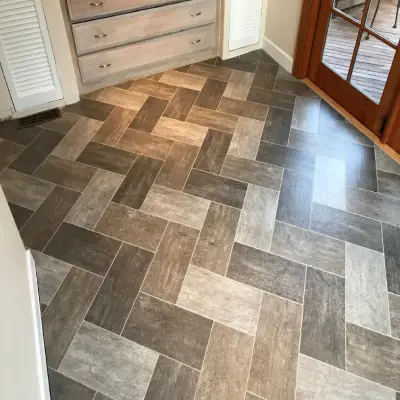 Patterned LVT Flooring